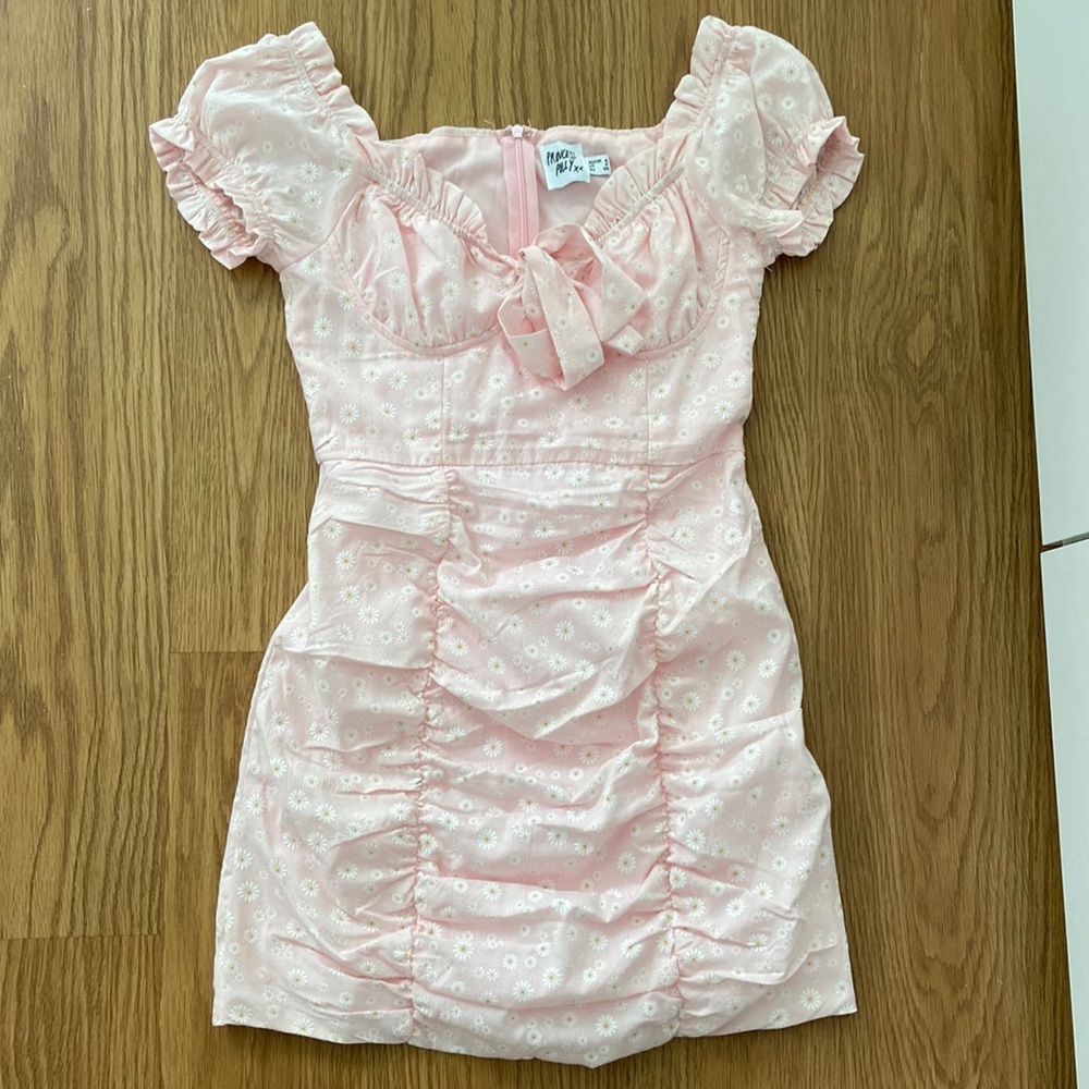 Princess Polly Back To Paris Mini Dress in Pink
